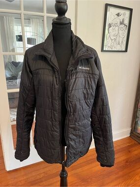 Columbia Black Quilted Insulated Jacket